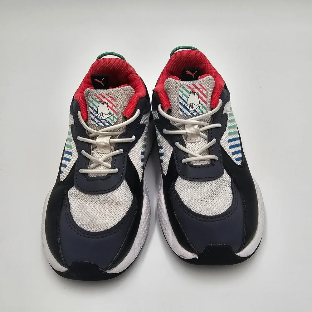 Puma RS-X Kids Shoes Multicolored‎ Cloud Graphic Lace Up Sneakers Size 10C